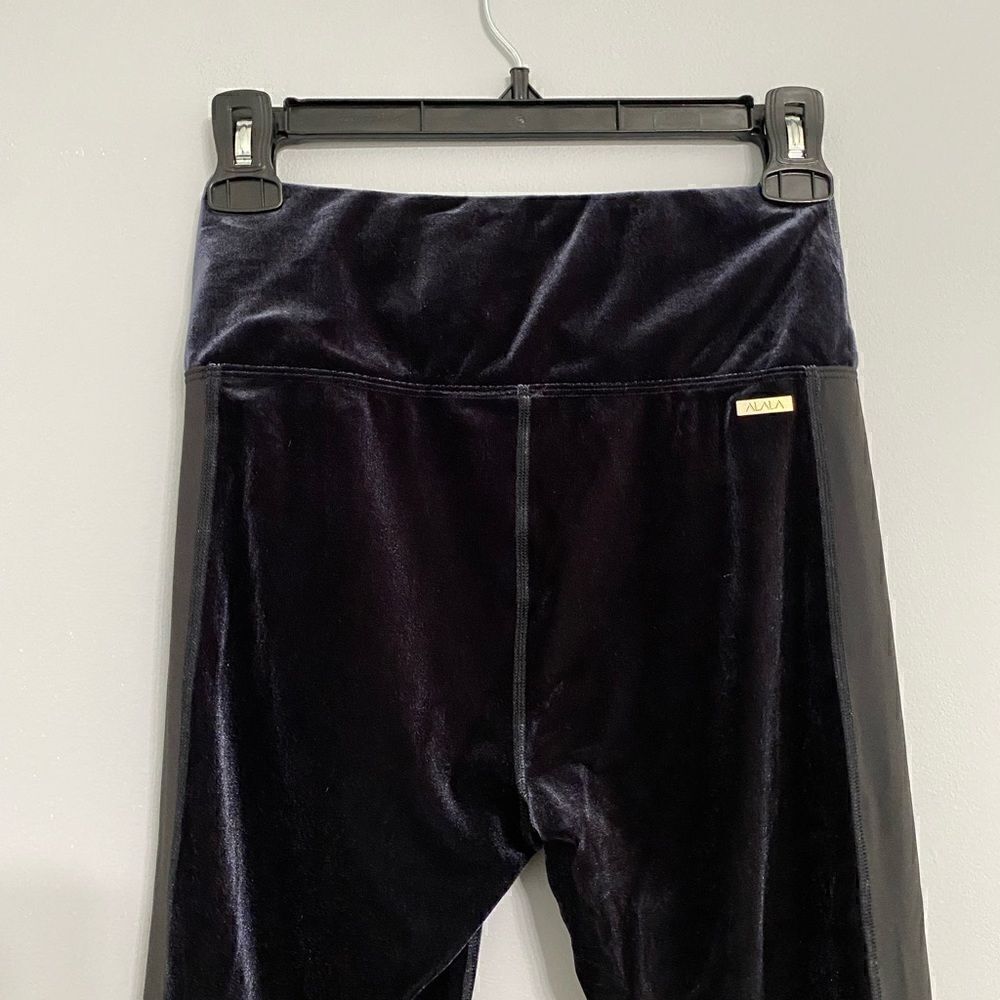 ALALA Velvet Tight Nevy Blue Women Leggings Size XS - Picture 11 of 15